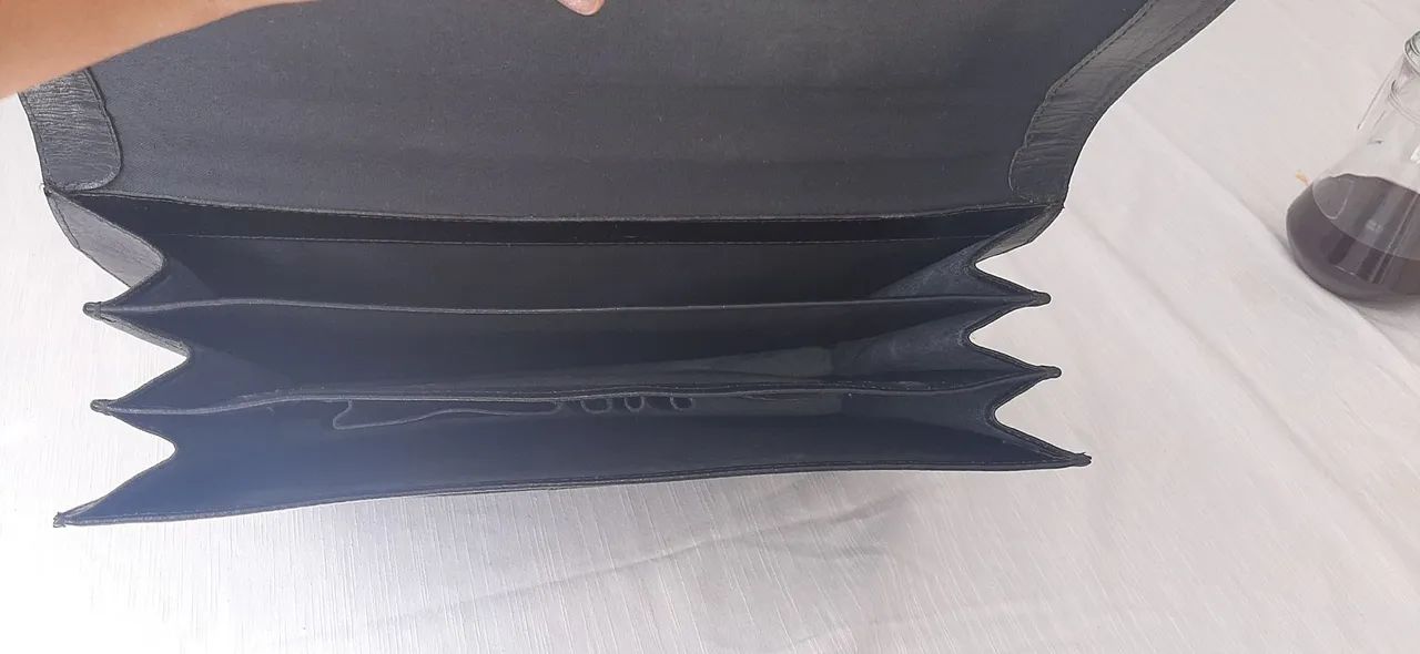 Pasta/Mala executiva de Couro legítimo da Salvatti - Foto 4