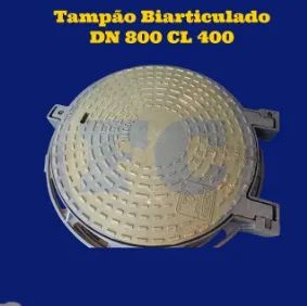 Tampão Ferro Fundido DN 800  biarticulado