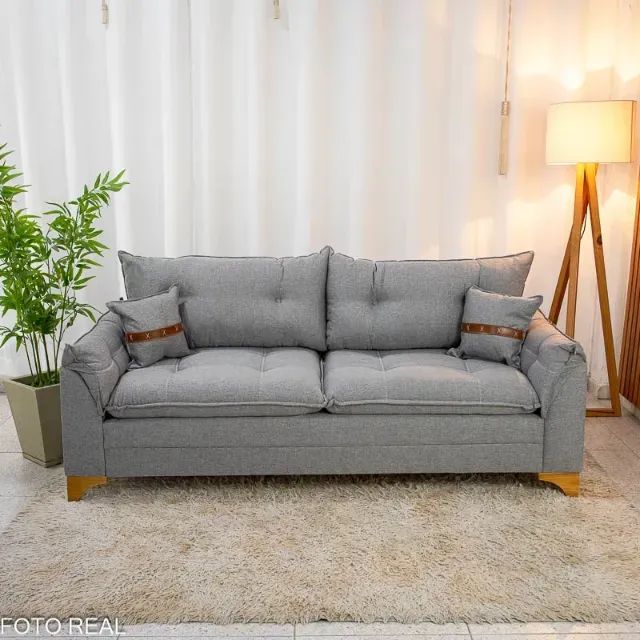 Sofá 3 lugares Creta 2.00m  Produto Novo!! Pronta Entrega!! - Foto 2