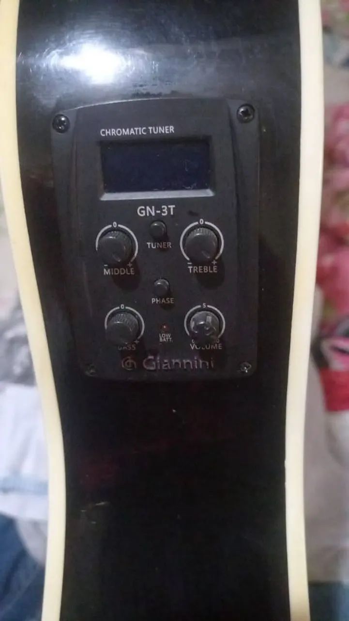 Violão Gianini elétrico com afinador embutido  - Foto 4