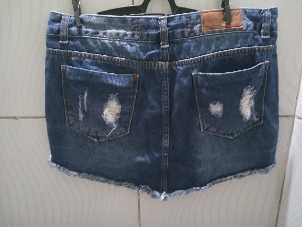 Saia  Jeans Destroyed Love Bliss 42 - Foto 6