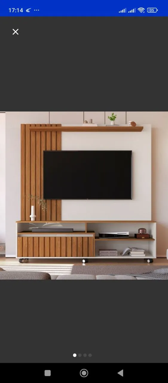 Home de TV com design moderno e elegante