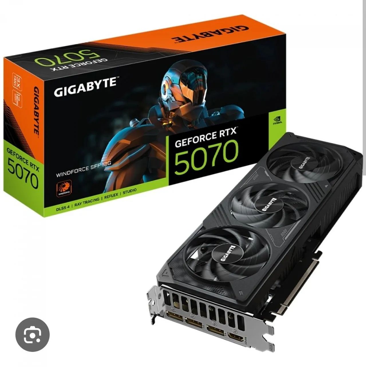 Placa de Vídeo Gigabyte GeForce RTX 5070 Windforce SFF 12G