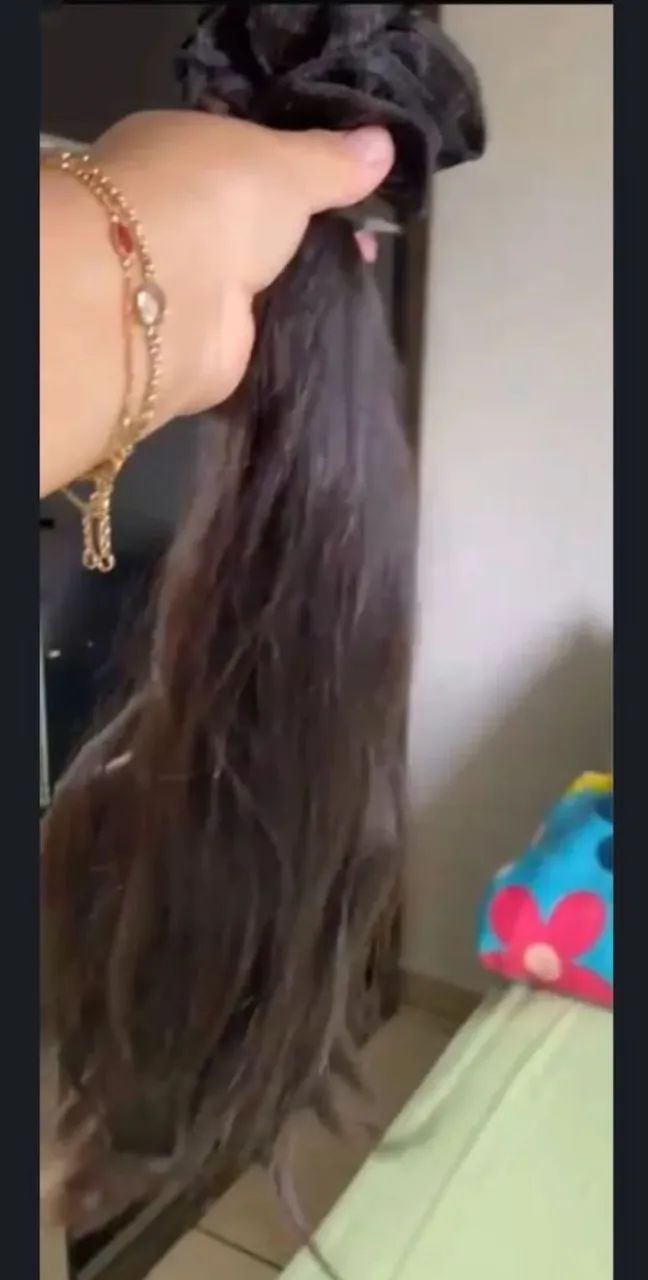 Cabelo natural virgem para extens ão... - Foto 2