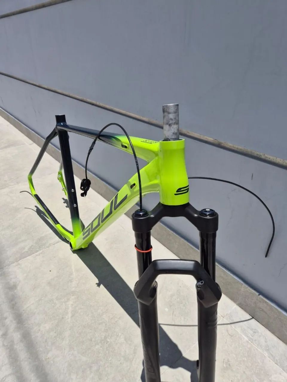 Quadro Soul Sl329 Tam XL + Suspensão Proshock Onix Dark Dual Air