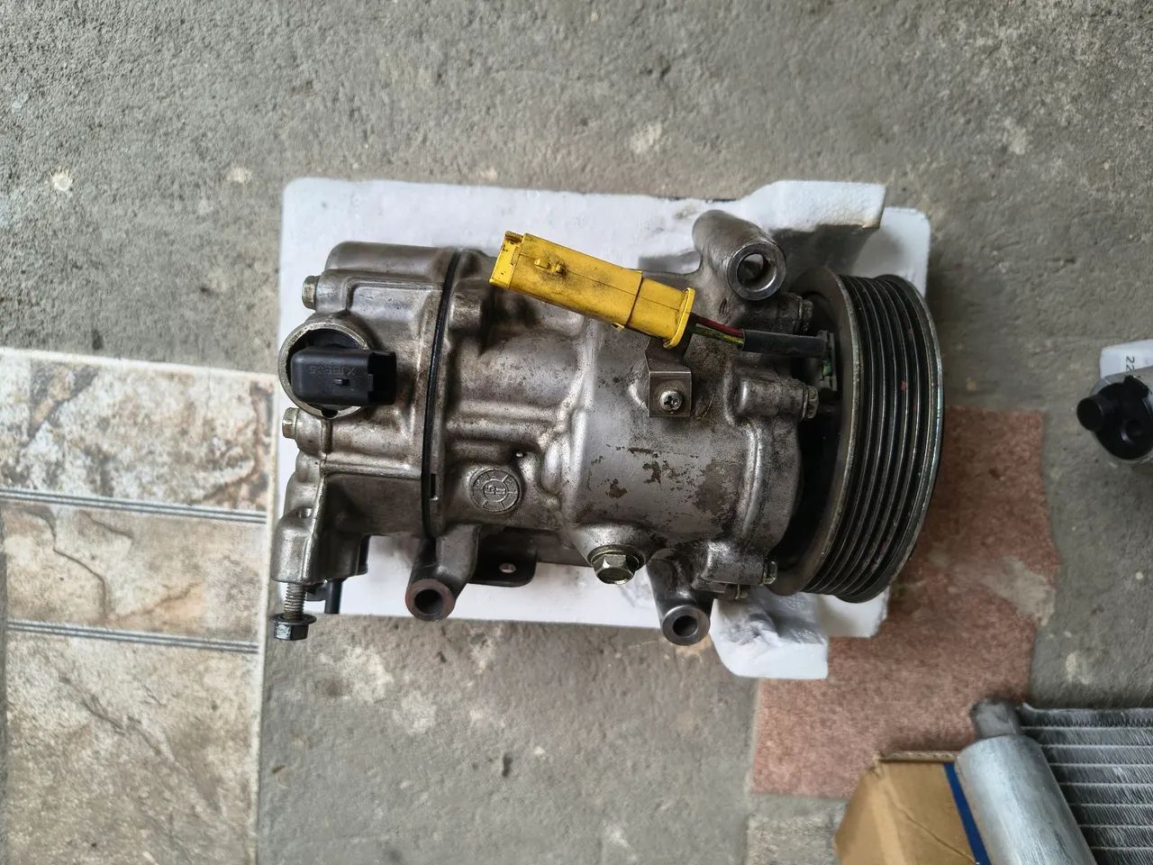 Compressor, serpentina, ar condicionado Peugeot - Foto 4