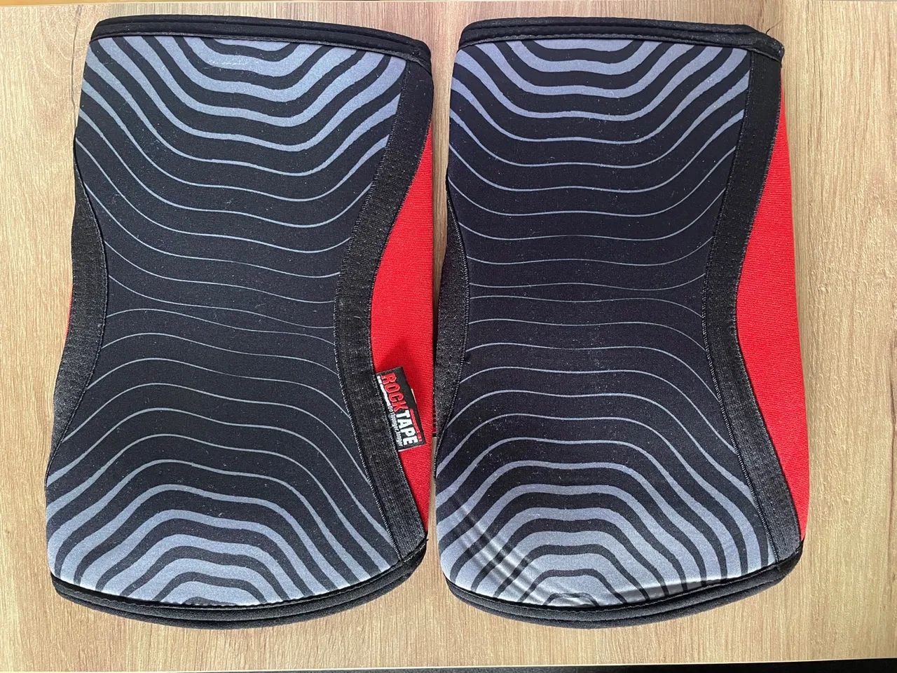 Par de Joelheiras RockTape 5 mm tam G 