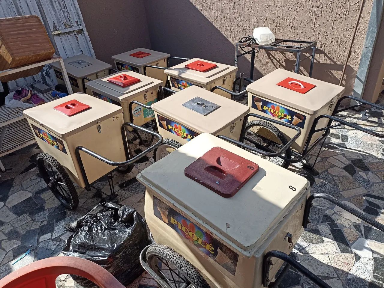 Conjunto de Carrinhos de Sorvete, Picolé  - Foto 5