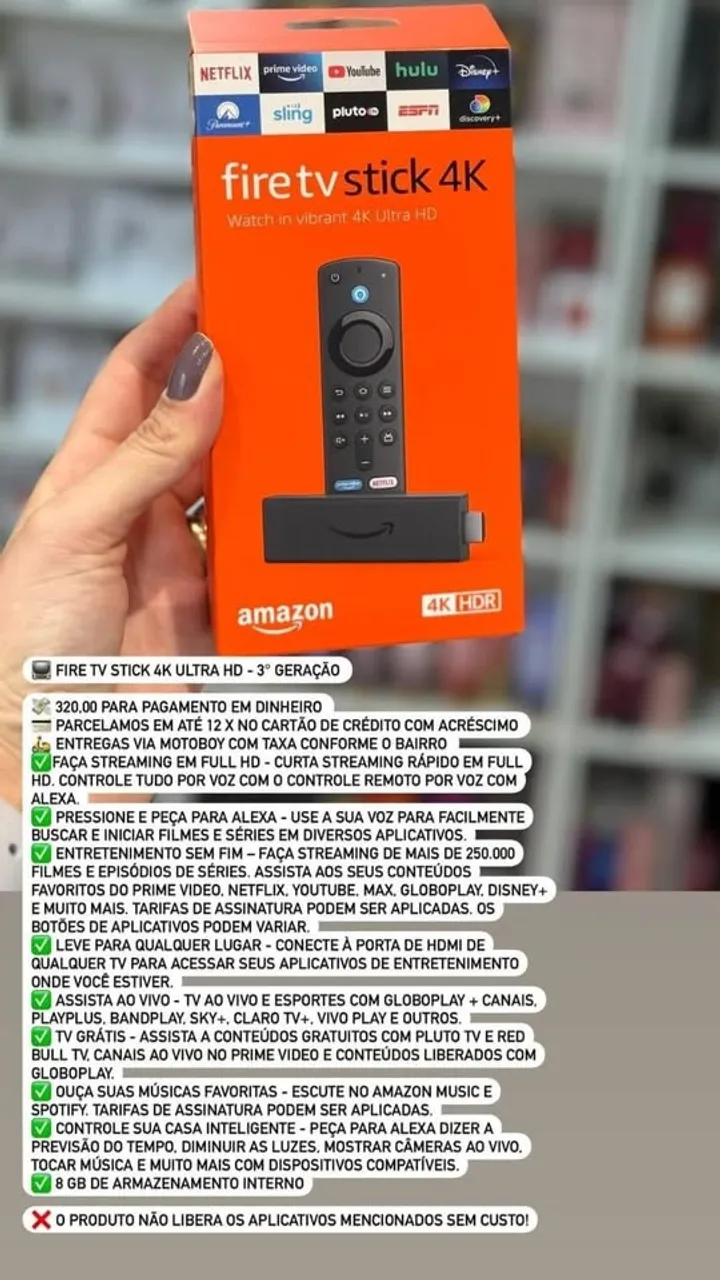Fire Tv Stick 4K 3 geração