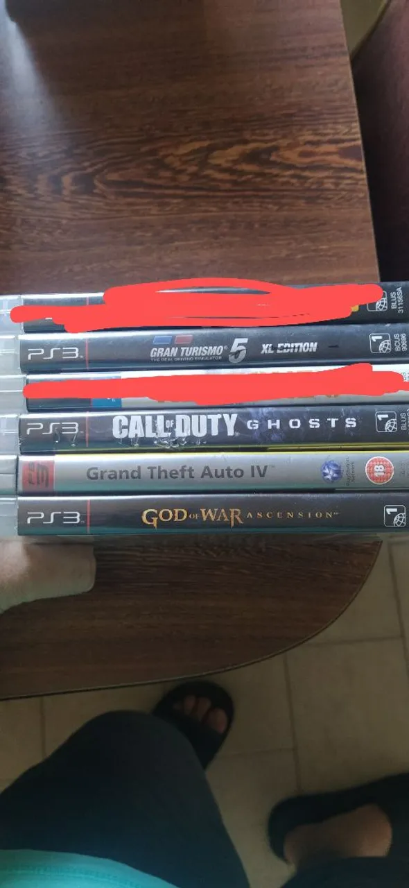 Pacotão/Lote PS3 games - 5 jogos