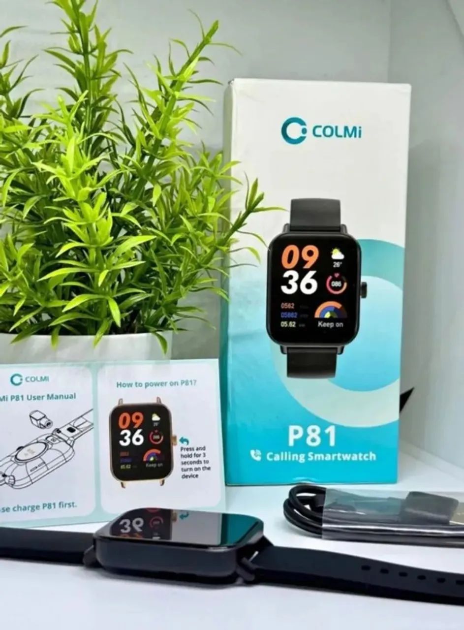 Smartwatch Colmi P81  Chamadas Bluetooth - Saúde - Estilo - Foto 3