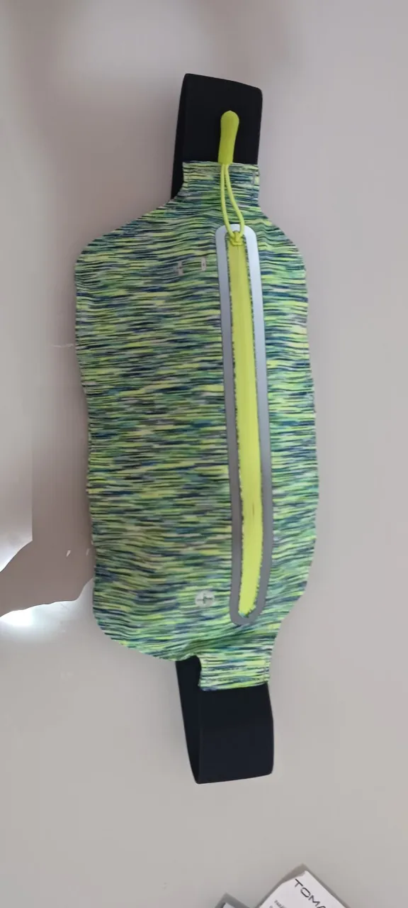 Cinto pochete para esportes com bolso para celular
