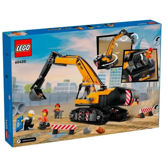 LEGO Escavadeira de Construção Amarela | Enviamos em Todo o Brasil! - Lacrado | Original - Foto 2