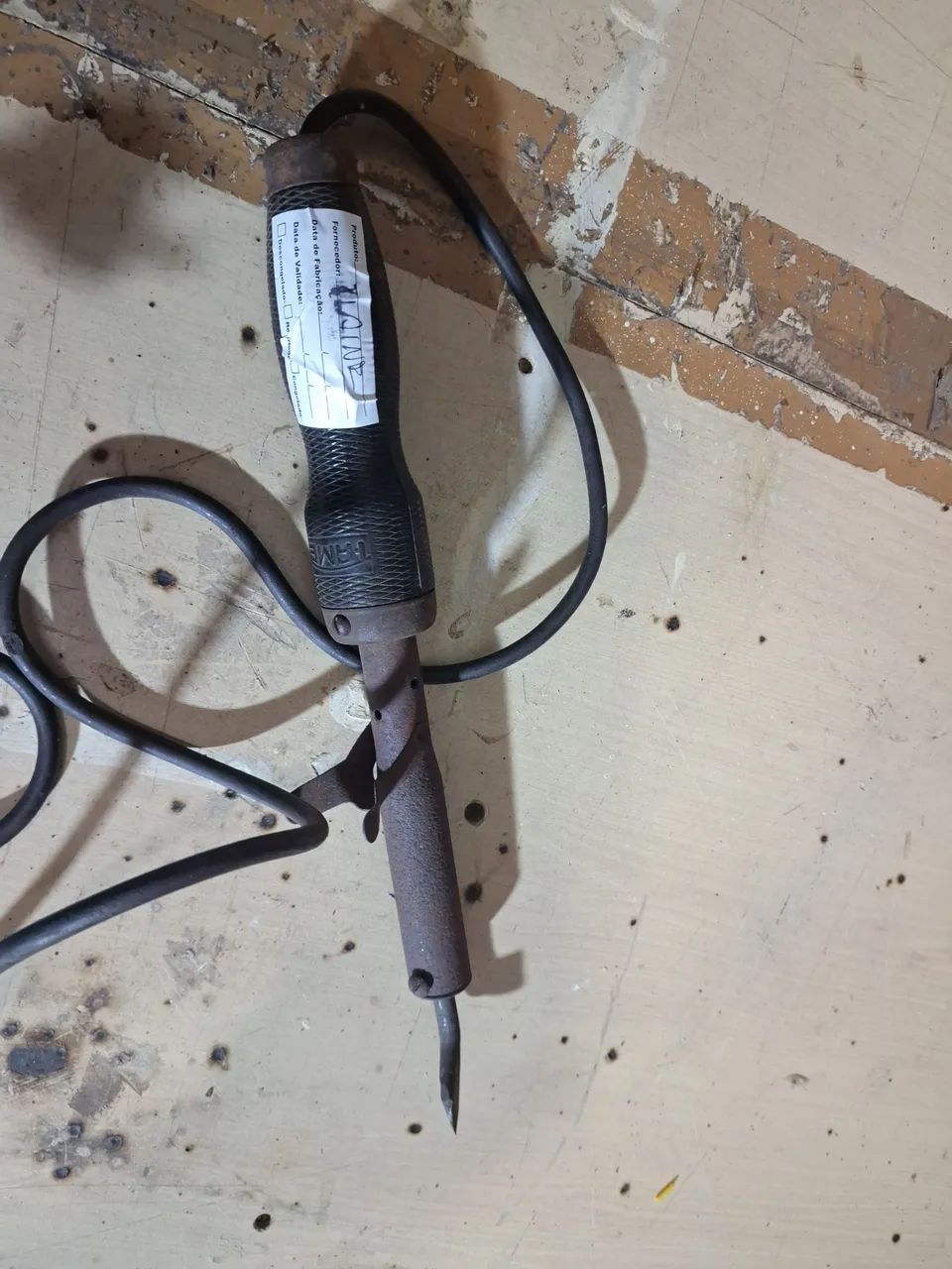 Ferro de Solda Elétrico Industrial antigo. funcionado 