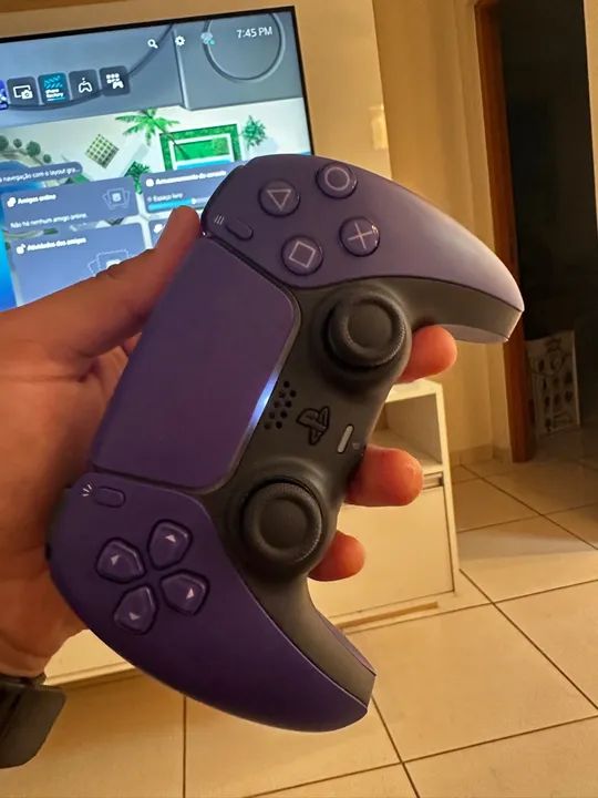 Comando Ps5 Roxo Controle PS5 DualSense Roxo - Original, com caixa e manual - Peças e ...