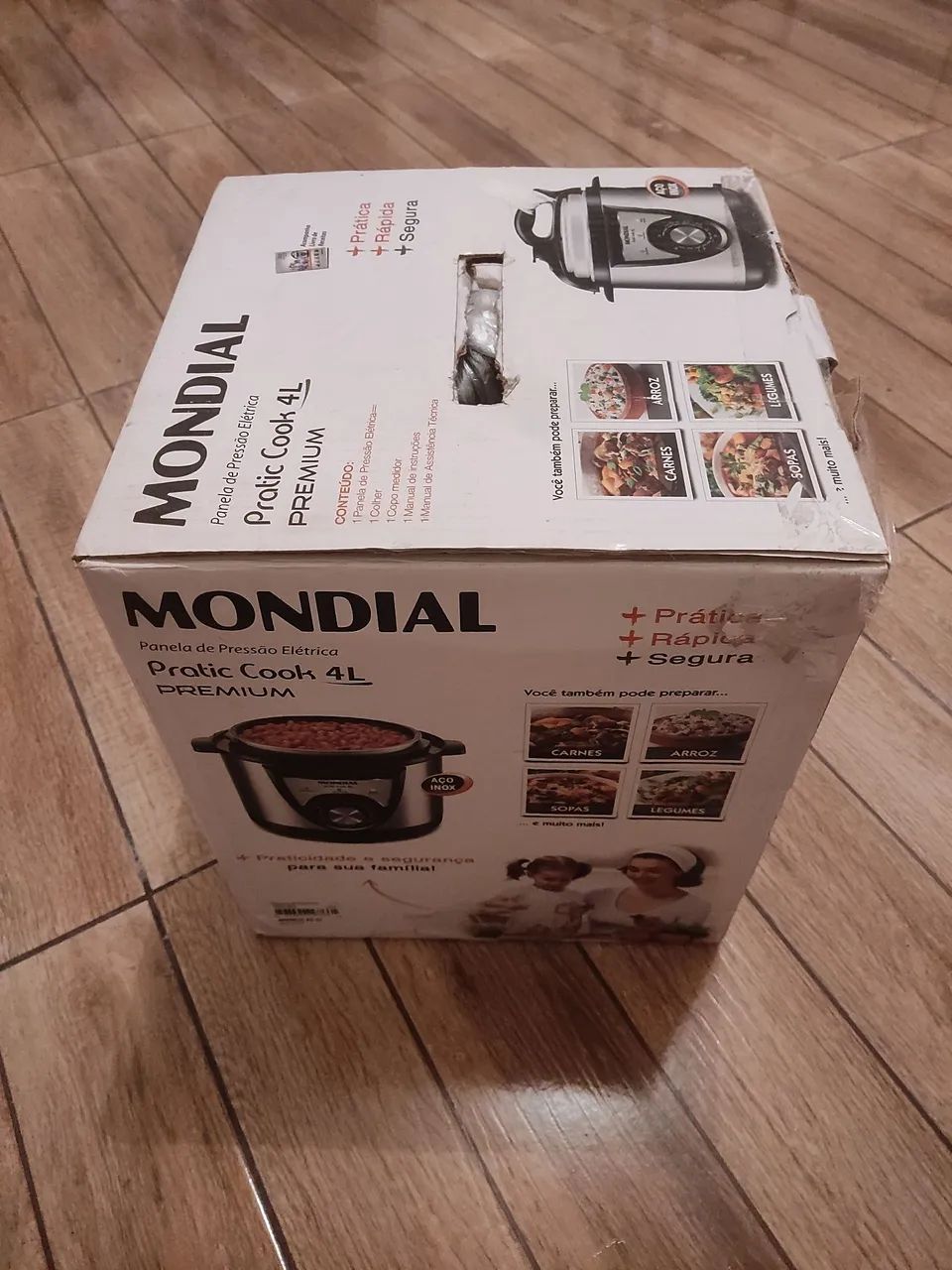 Panela de Pressão Elétrica Mondial 4L estado de novaPratic Cook 4L Premium - Foto 2