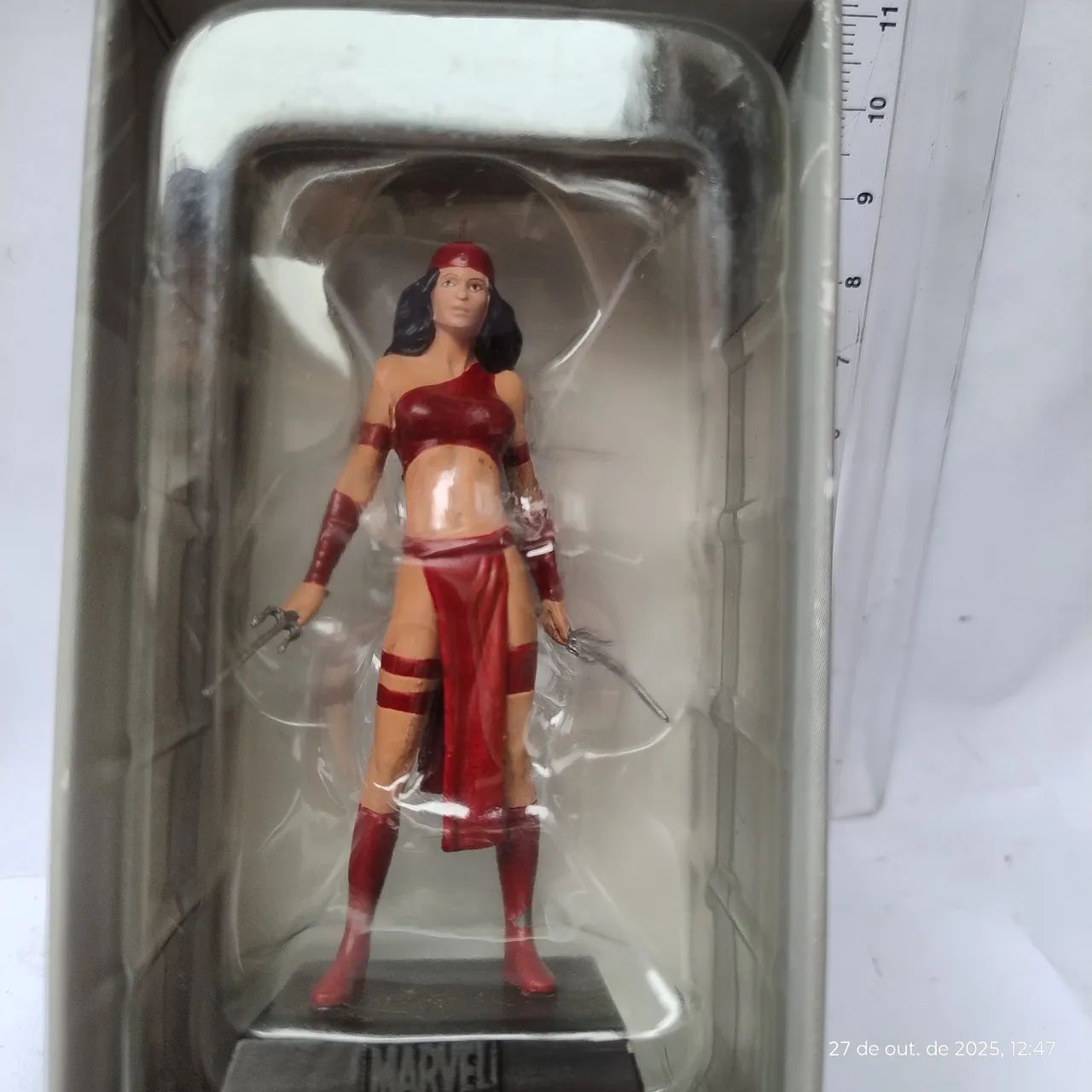 Coleção Eaglemoss Marvel 2008. Elektra Natchios. Nova lacrado.