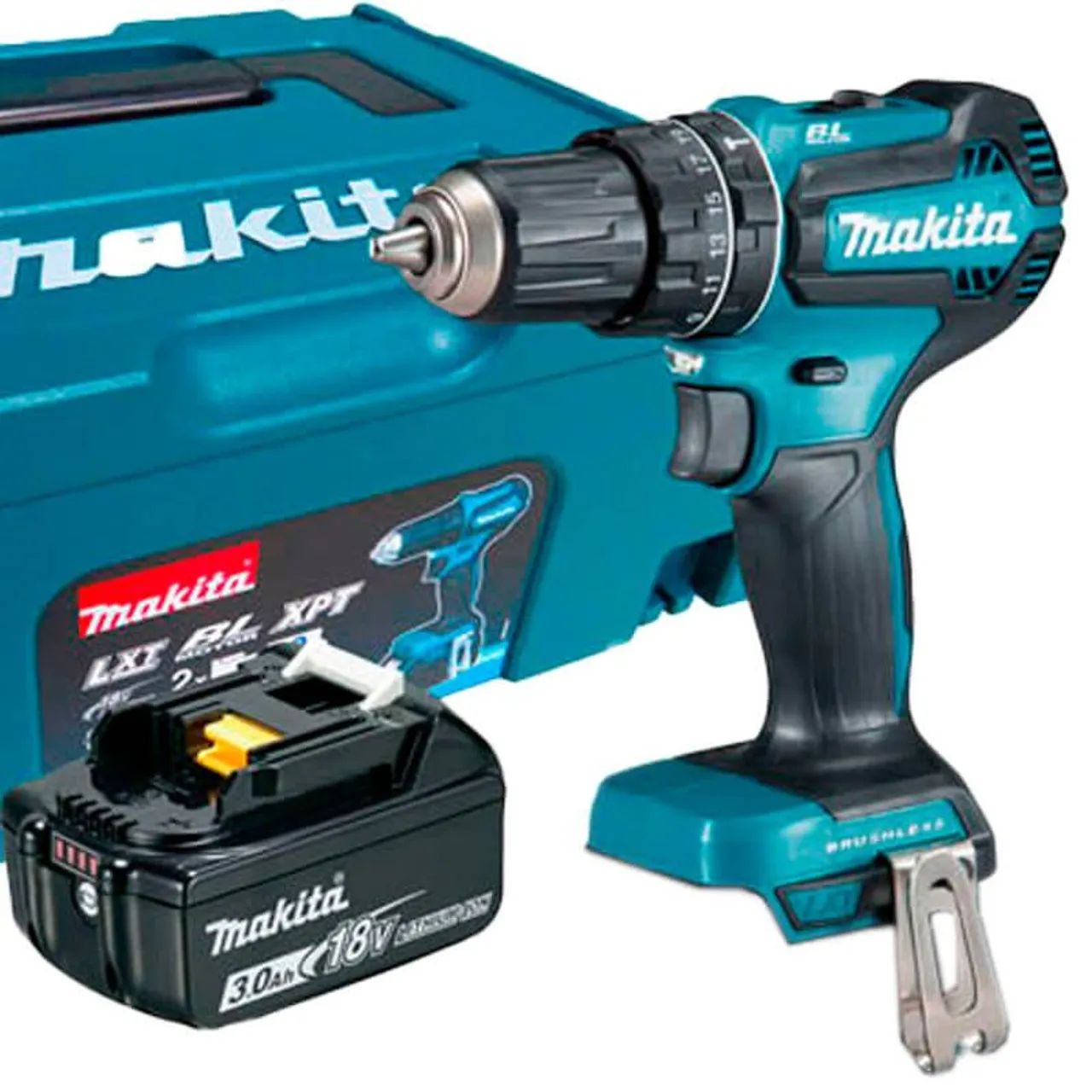 Parafusadeira/Furadeira de Impacto 18V Bivolt 3.0Ah - Makita - Foto 3