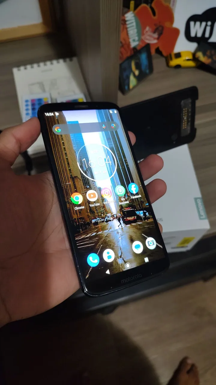 Moto z play com moto snap JBL