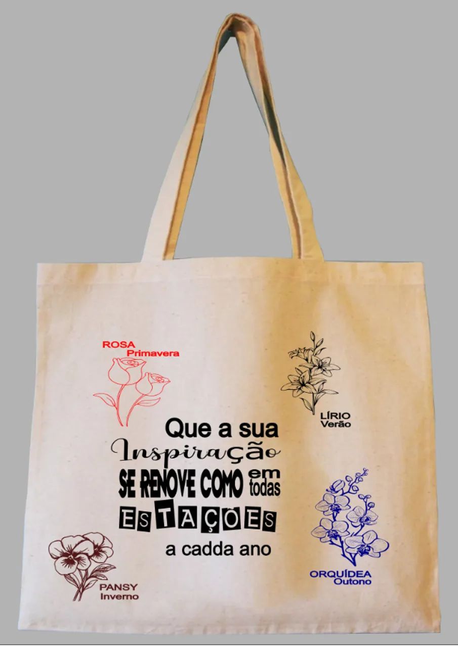 Sacola Ecobag 100% Algodão