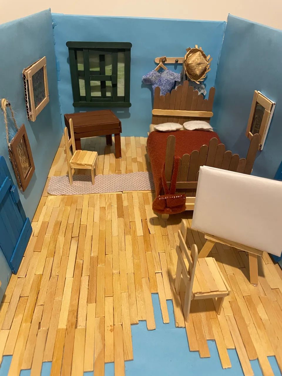 Maquete Escolar - Quarto em Arles, Van Gogh