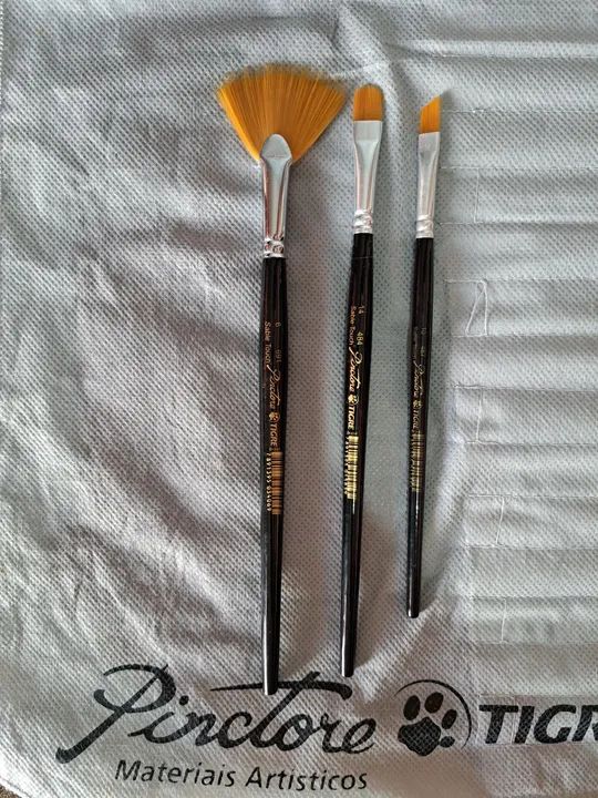 Kit de Pincel para Pintura - 3 Peças