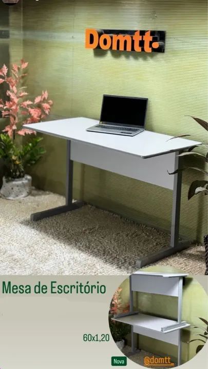 Mesa de Escritório 60x1,20mts -Nova Valor em Te 6x Sem juros  - Foto 5