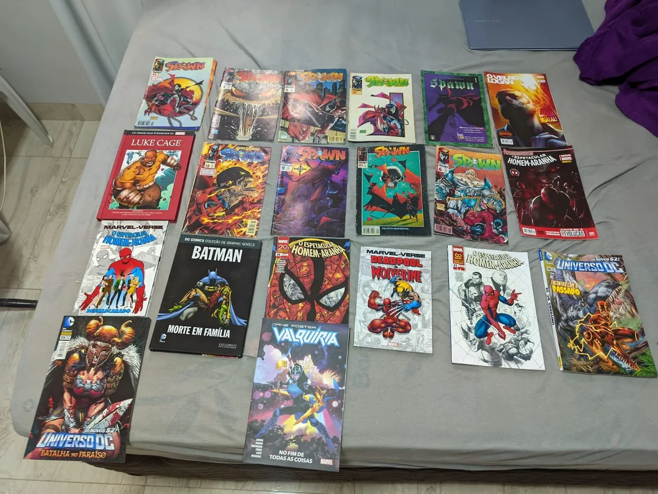 Lote de HQs - Spawn, Homem Aranha, Batman, Wolverine, Deadpool e mais!