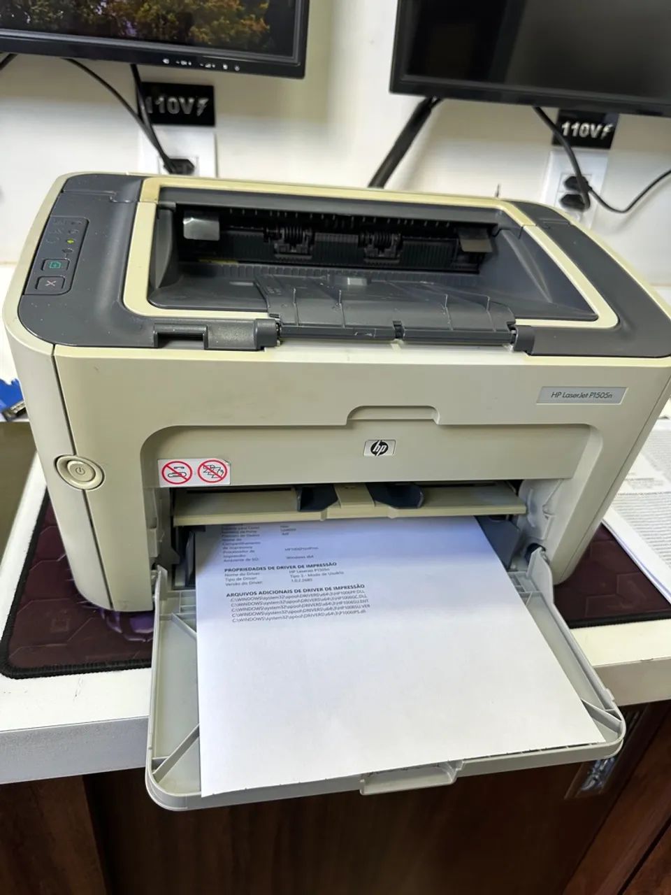 Impressora HP LaserJet P1505n - Foto 4