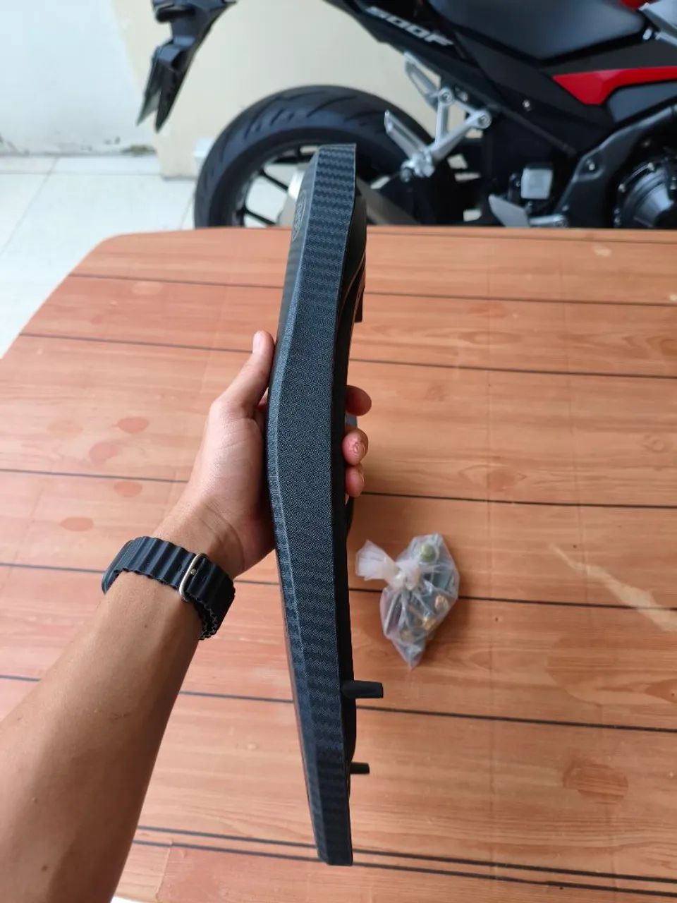 Suporte para Baú CB Twister 2016 a 2022 ( só o suporte) - Foto 3