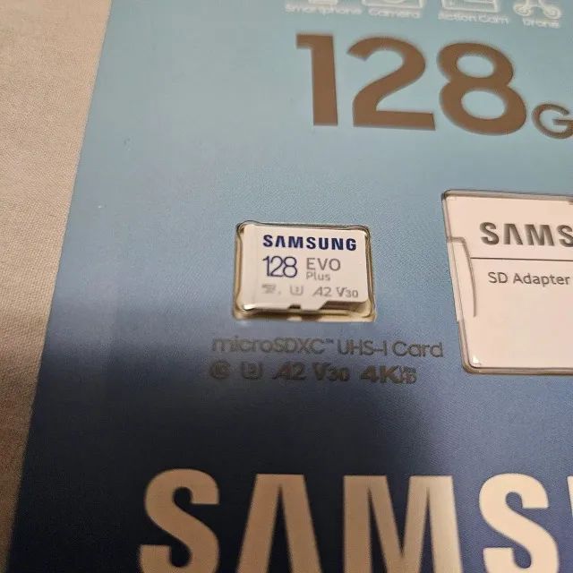 Cartão de memória Samsung EVO Plus 128gb MicroSDXC - Foto 2