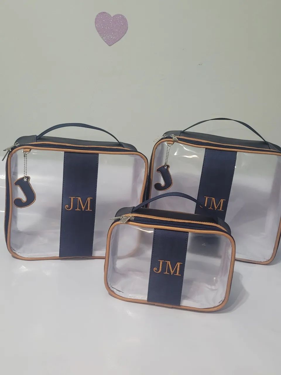 Kit de Necessaire de Viagem em Couro Personalizado - Foto 4