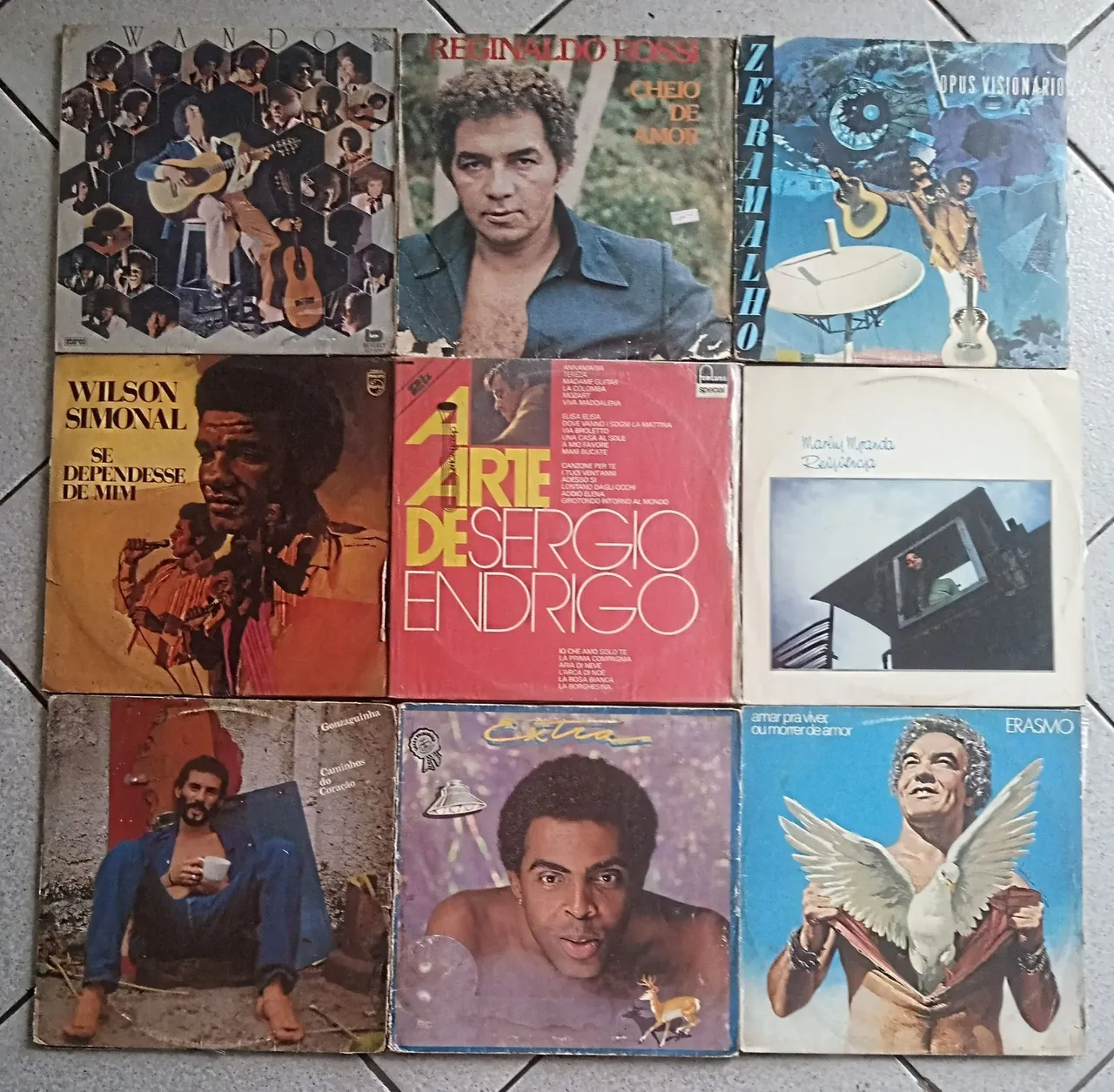 Coleção Discos de Vinil - Vários Artistas Música Brasileira