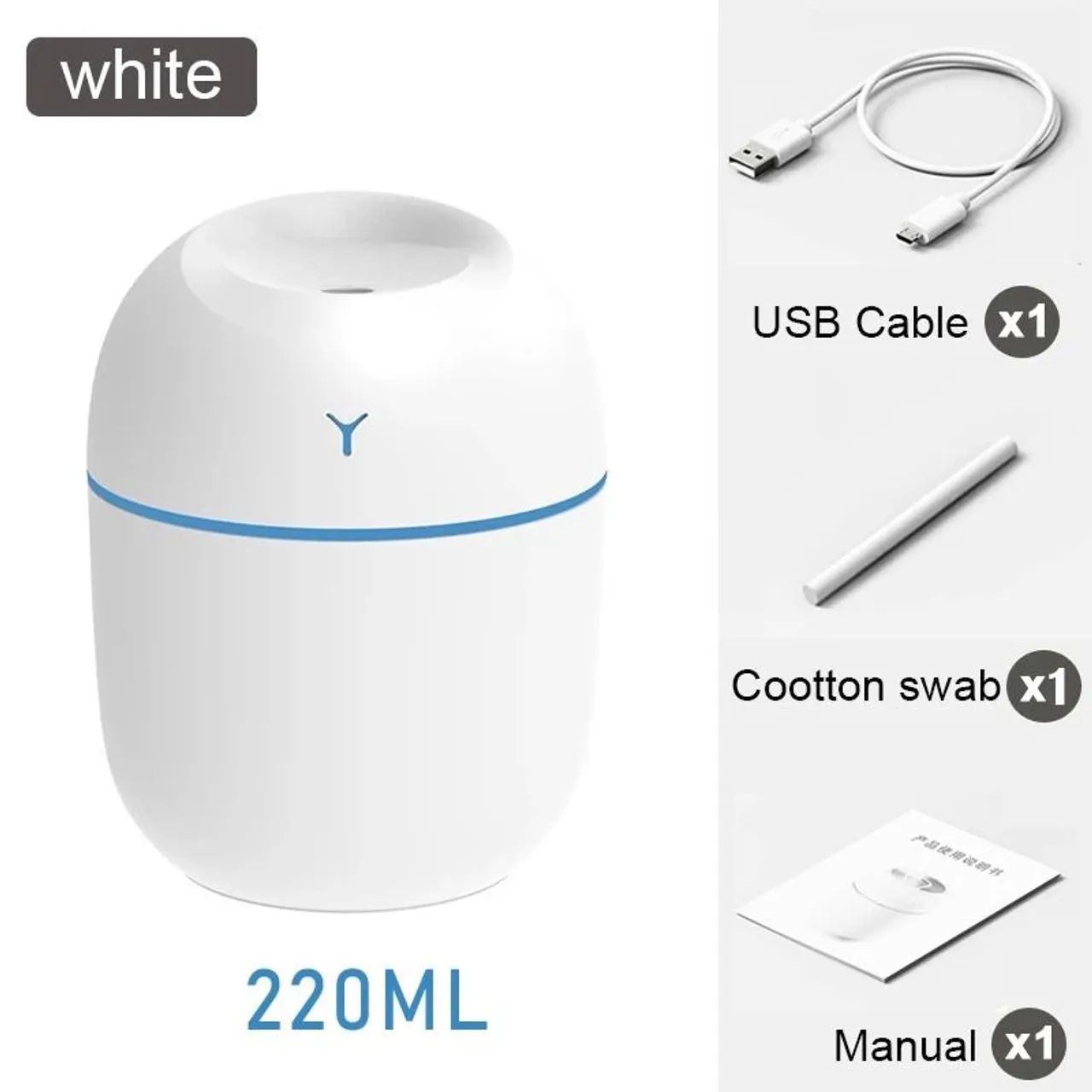 Umidificador de Ar Ultrassônico 220ml - Foto 2