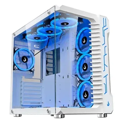 Gabinete Gamer Rise Mode Galaxy Glass, Mid Tower, ATX, Lateral e Frontal em Vidro Temperad
