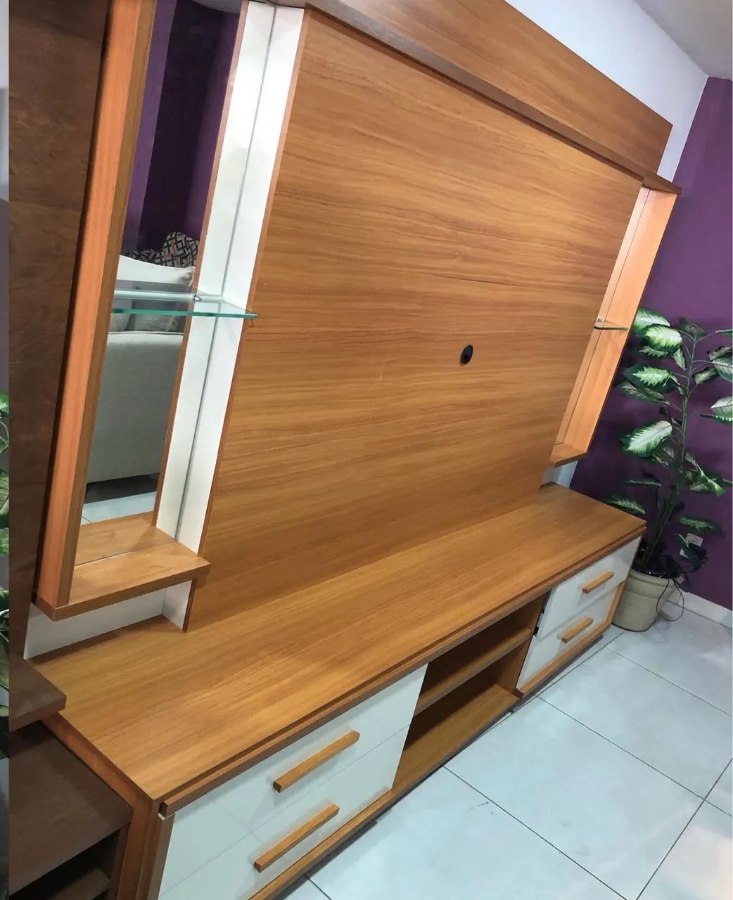 Home Leni para TV de 75 Polegadas 2,40m de Largura- Entrega Rápida - Foto 2