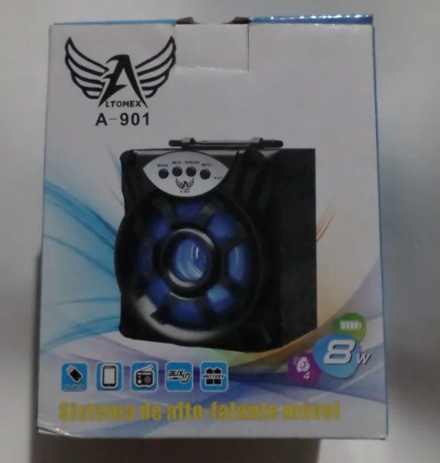 Mini Caixa de Som Portátil Bluetooth Sem Fio