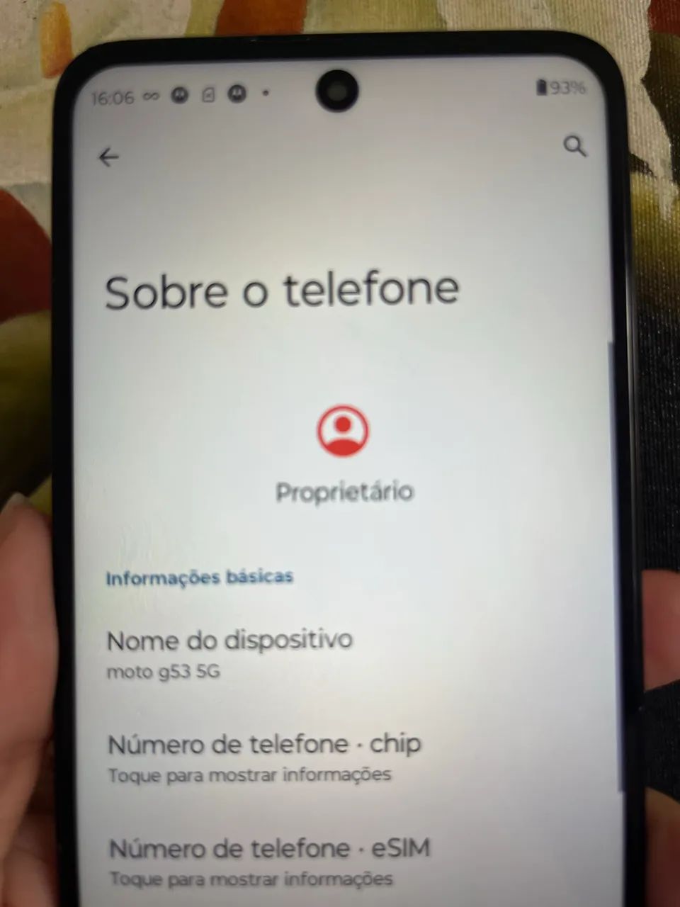 Lindo Moto G53 5G, 128GB, NFC câmeras excelentes, processador
