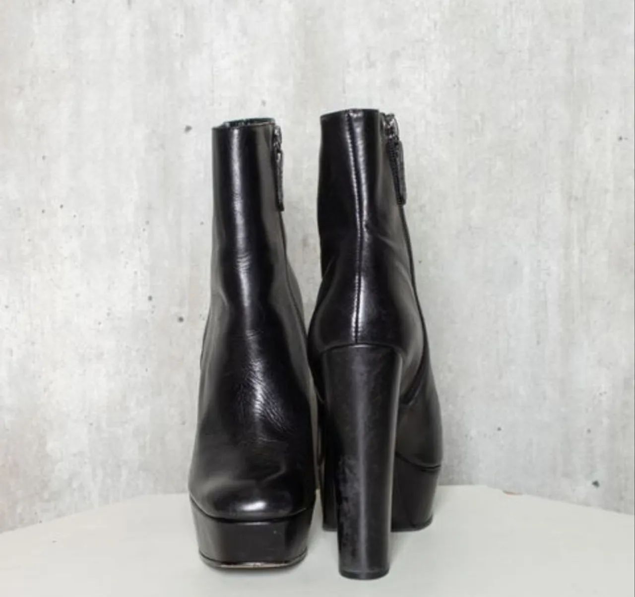 Botas de salto alto pretas - Foto 3