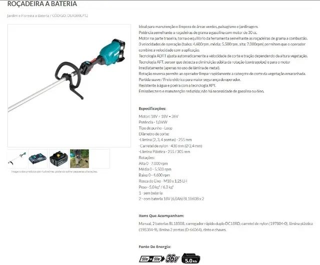 Roçadeira Makita
