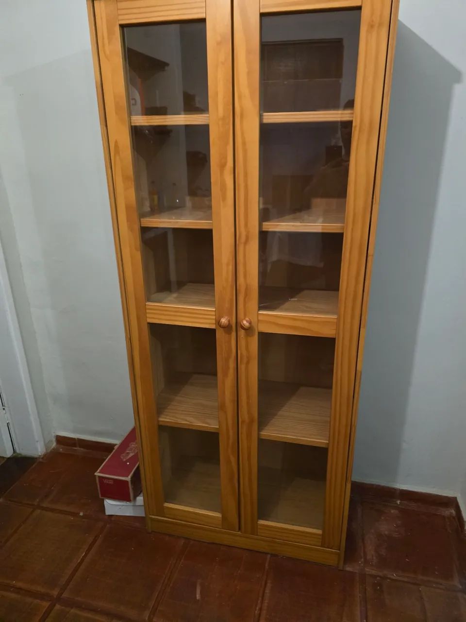 Cristaleira Timber da Tok&Stok - Foto 4