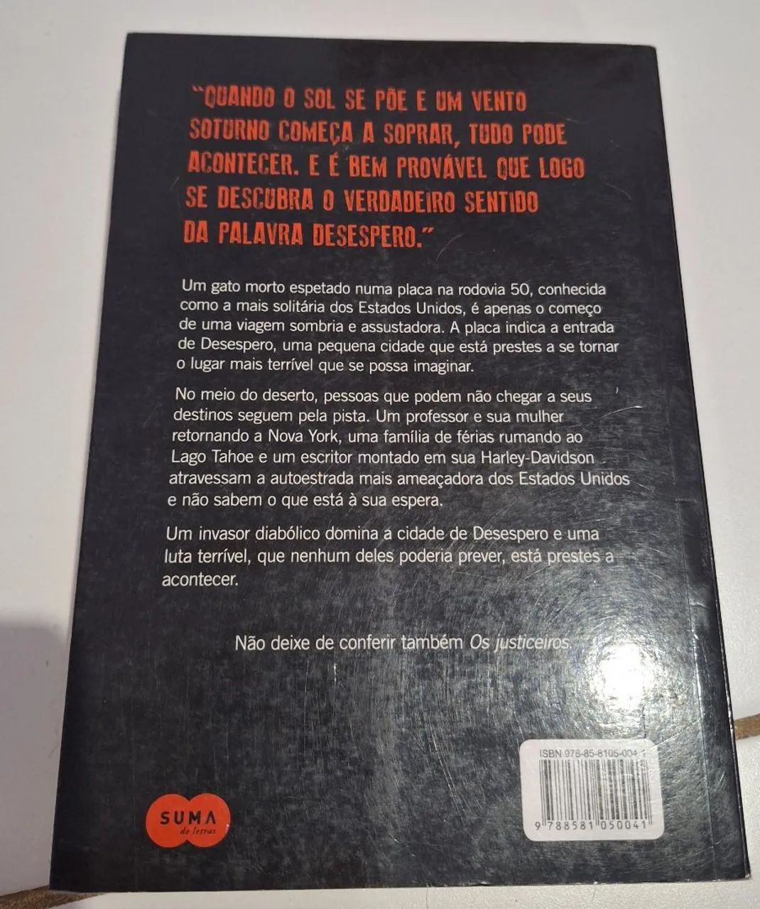 Vendo livro desespero - Stephen King - Foto 2