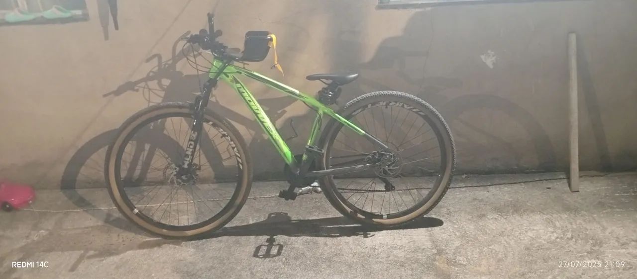 Bicicleta Mountain Bike Verde - Perfeita para Aventura - Foto 2