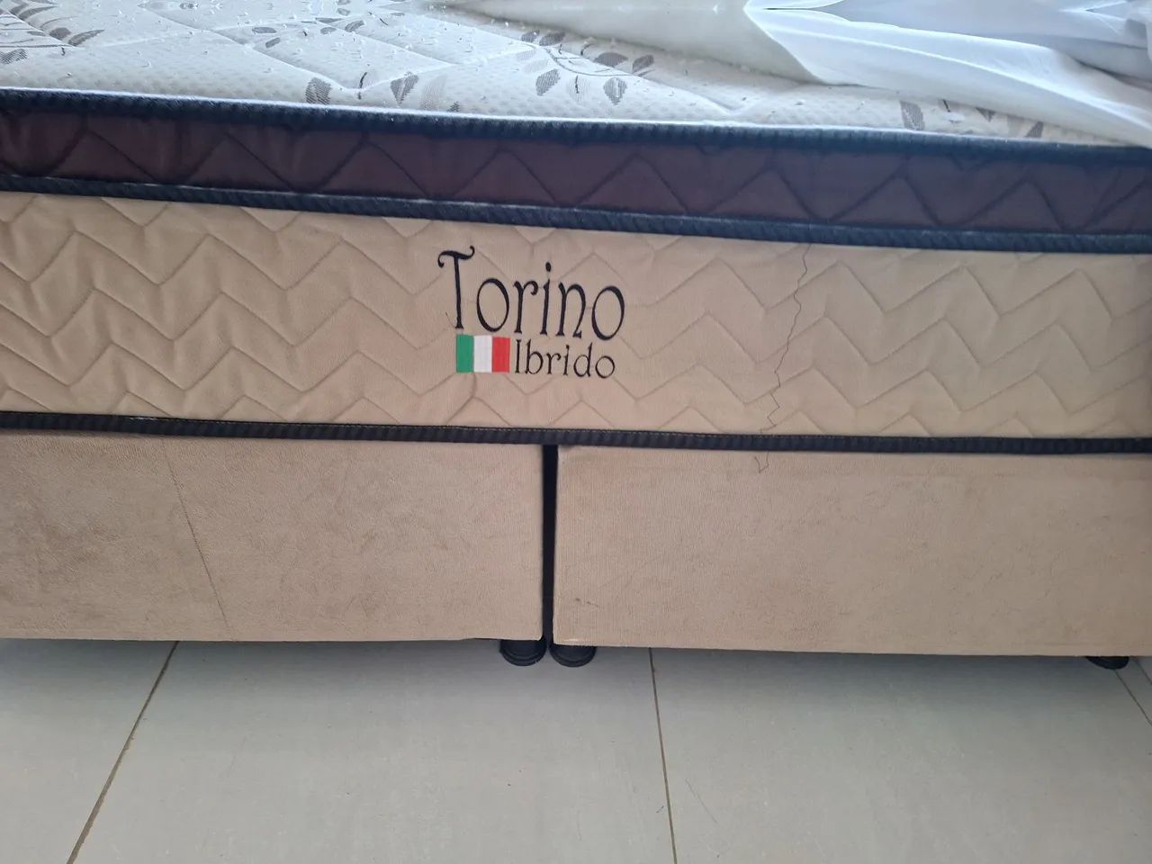 Cama Box Casal Torino - Usada - Foto 2