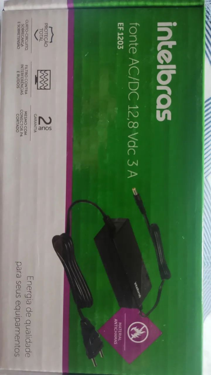 Fonte AC/DC 12,8 VDC 3A EF 1203