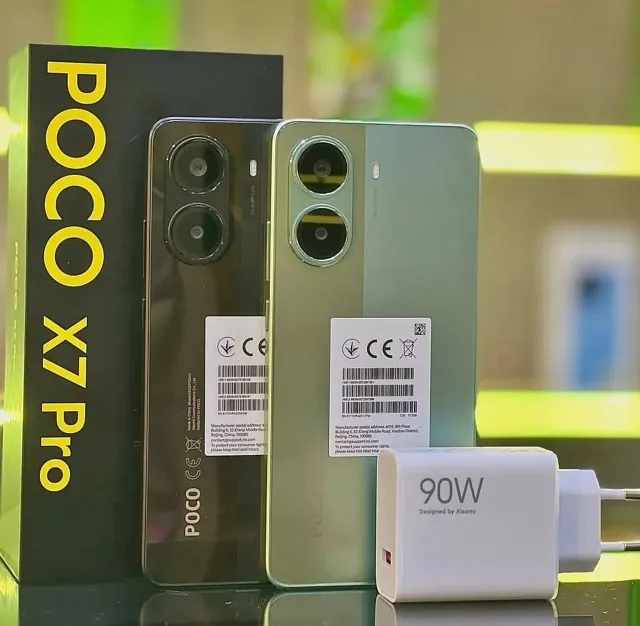 Celular Poco X7 Pro 5G NFC 256Gb 08Gb Ram Lacrado Global Entregamos Garantia Preto