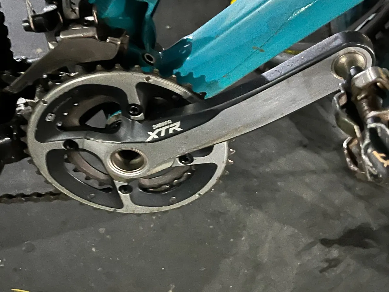 Pedivela Shimano XTR 2 Coroas.