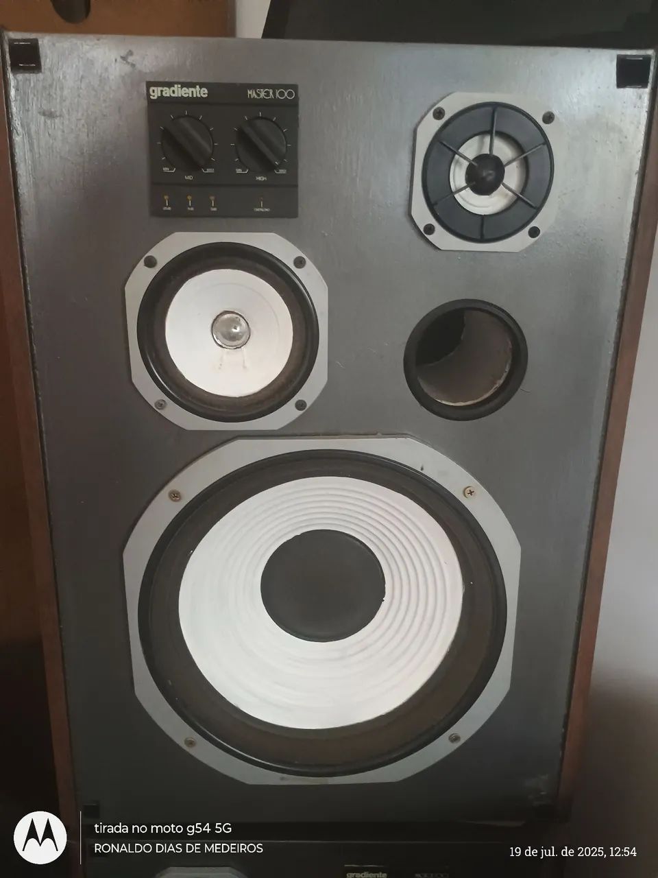 Caixas de Som Gradiente Master 100 não envio - Foto 4
