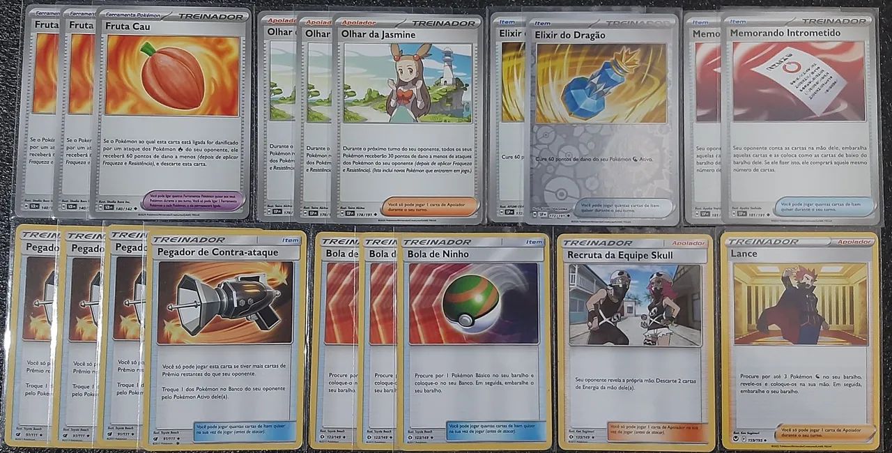 Deck entei cartas originais de pokémon - Foto 2