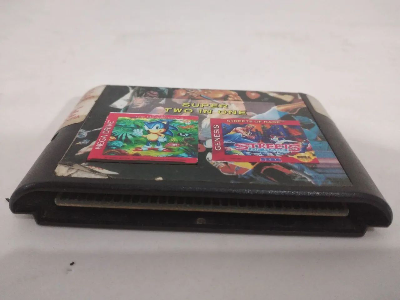 Catucho Video Game Mega Drive Two In One (Sonic + Streets Of Rage) - Foto 4
